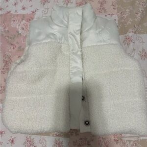 Derek Heart Kids Cream Puffer Vest